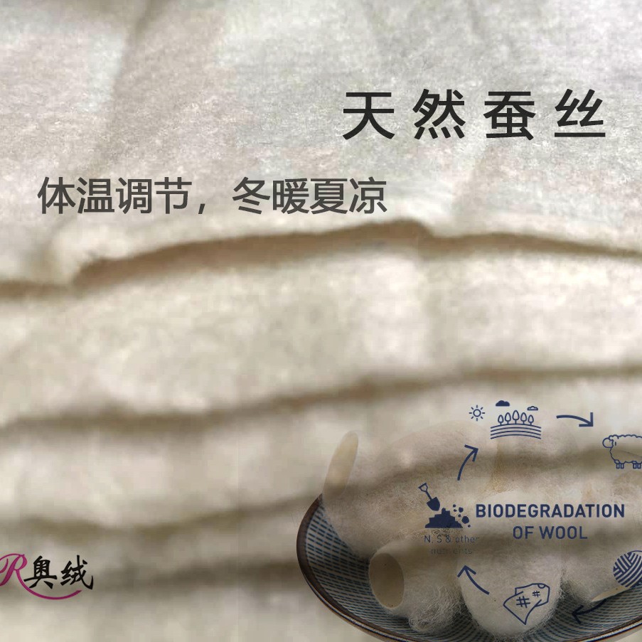 Silk Wadding Clothing, Cotton Trousers, Warm Shirt, Pure Filling, Anti-Static, Anti-Shrinkage, Anti-Drilling Camel
