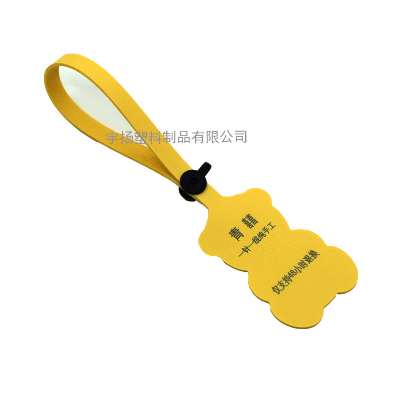 Disposable Pvc Soft Glue Anti-Tamper Buckle Clothing Anti-Counterfeiting Return Label Anti-Adjustment Bag Buckle Luggage Anti-Scratch Tag Seal