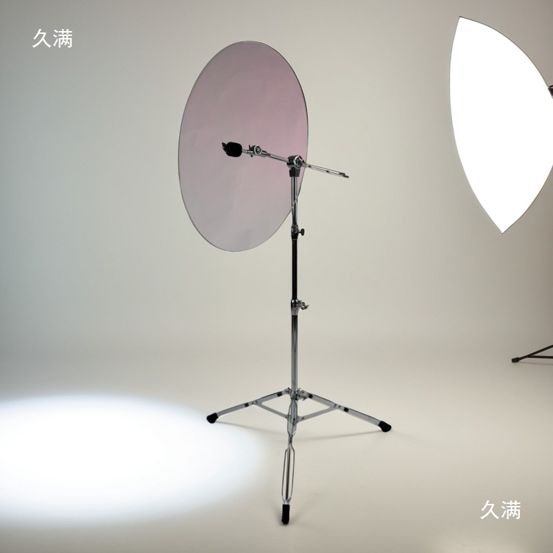 24inch Round Acrylic Drum Shield Drum Screen Soundproofing Panel to Prevent Cymbal Crossover Drum Room