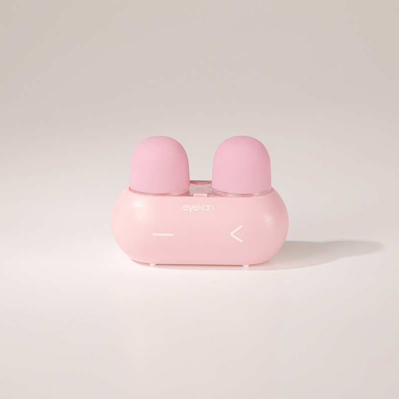 eyekan contact lens cleaner automatic flusher rabbit cute electric contact lens box