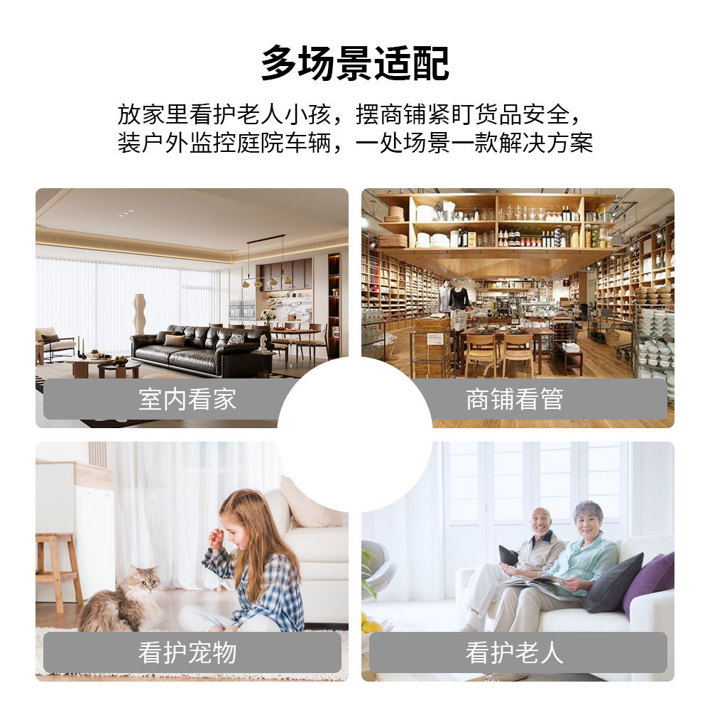 Factory Wholesale S1 Camera 1080P Home Wifi Wireless Remote Monitoring 360 ° High-Definition Smart Camera