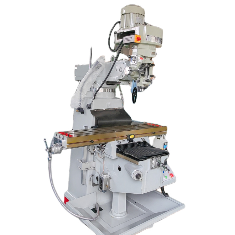 Shenyang Five-Axis Turret Milling Machine, Vertical and Horizontal Drilling and Milling Integrated Machine with Adjustable Table, Model 4 and 5, Universal Swing-Arm Drill with Digital Display