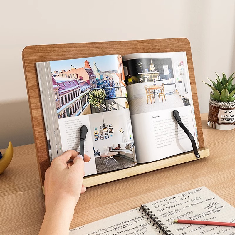 Customizable Student Reading Bookshelf Correct Sitting Posture Reading Artifact Adult Postgraduate Entrance Examination Book Stand Notebook Support Shelf