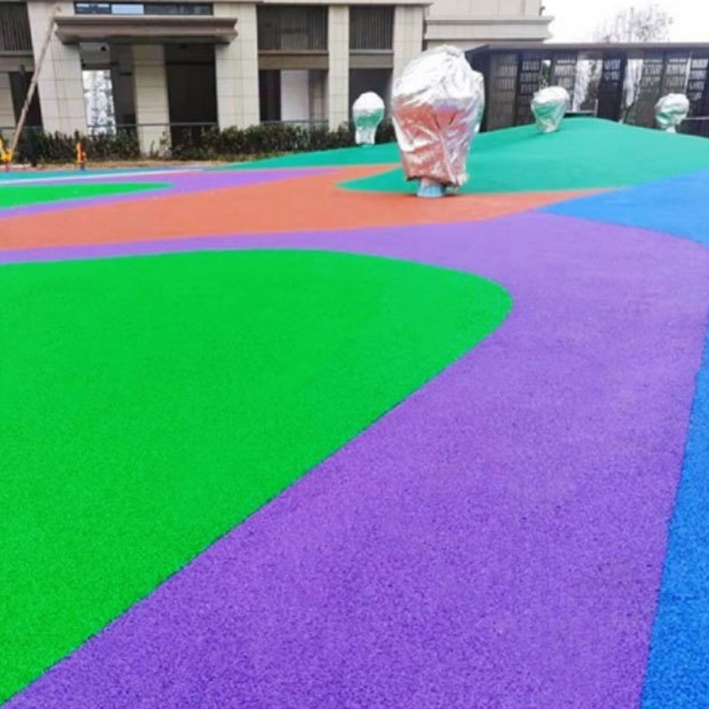 Epdm Rubber Particles Plastic Track Material Breathable Plastic Track Outdoor Floor Rubber Track Engineering Undertaking