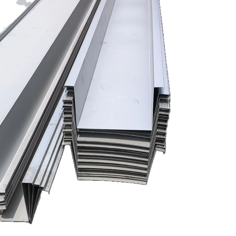 Wuxi 304 Stainless Steel Gutter 316L Stainless Steel Drainage Ditch Rainwater Gutter U-Shaped Groove Bending Processing