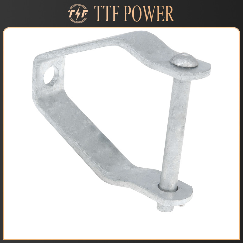 High-Voltage Line Accessories Connection Hardware Hot-Dip Galvanized Iron D-Type Iron Hanging Ring Joint for Power Engineering Use
