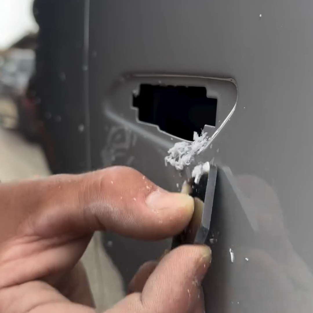 Car Spray Paint Spot Repair Scraper Paint Drip Scraper Fitos Stain Removal Tool Spray Paint Drip Knife