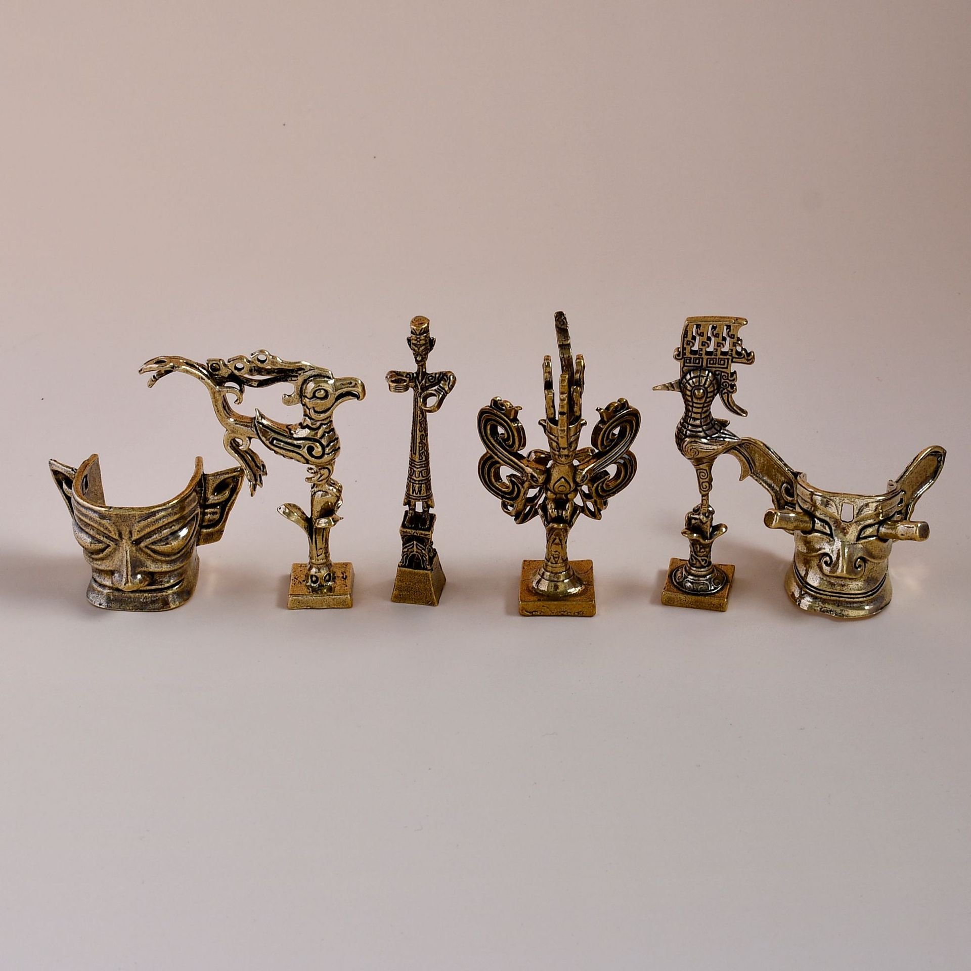 Юйвэнь Сансиньдую Вэньчуан украшения Геркула латунные изделия Гоучао Вэньчуан бутик в наличии