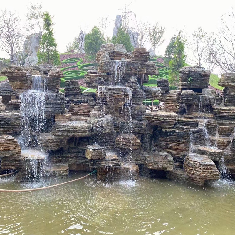 Manufacturer Supplies Thousand-Layer Stone for Landscape Retaining Walls, Water System Projects, Dry Stone Clusters, and Thousand-Layer Stone Background Walls