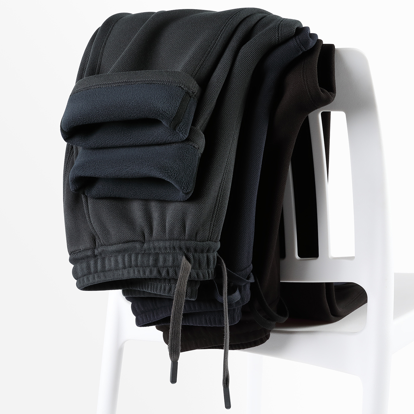 Теплые брюки на осень и зиму с флисовой подкладкой и защитой от ветра для мужчин, свободный прямой крой, спортивные брюки