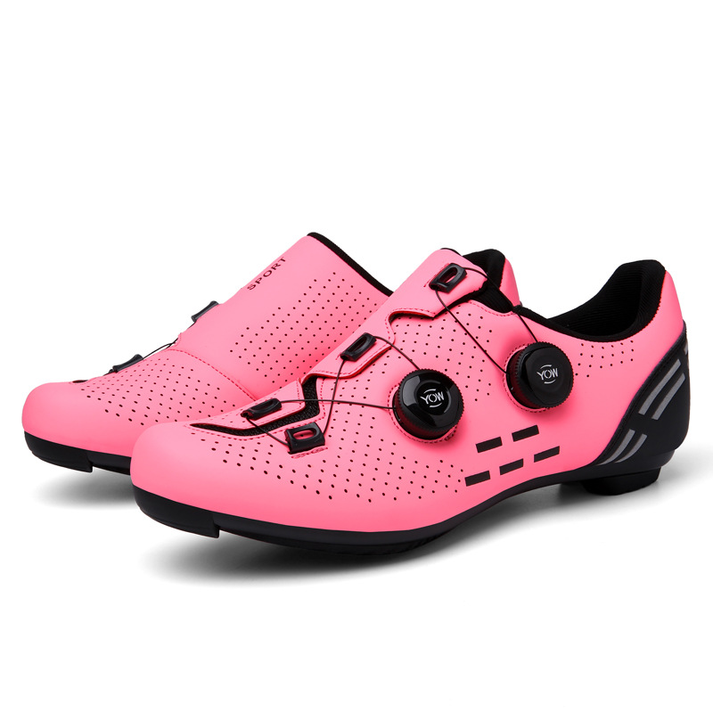 New professional cycling shoes men's lockless mountain bike bicycle shoes road bike lock shoes non-lock bicycle Women's Spring