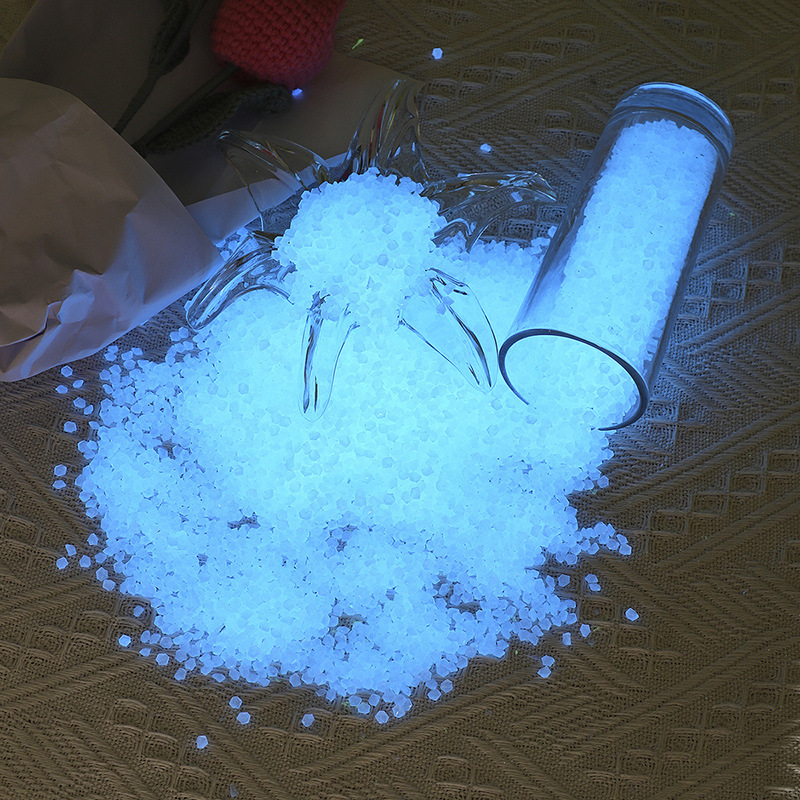 3-5mm luminous sand luminous gardening aquarium fish tank landscape colorful stone wishing bottle luminous particle sand wholesale