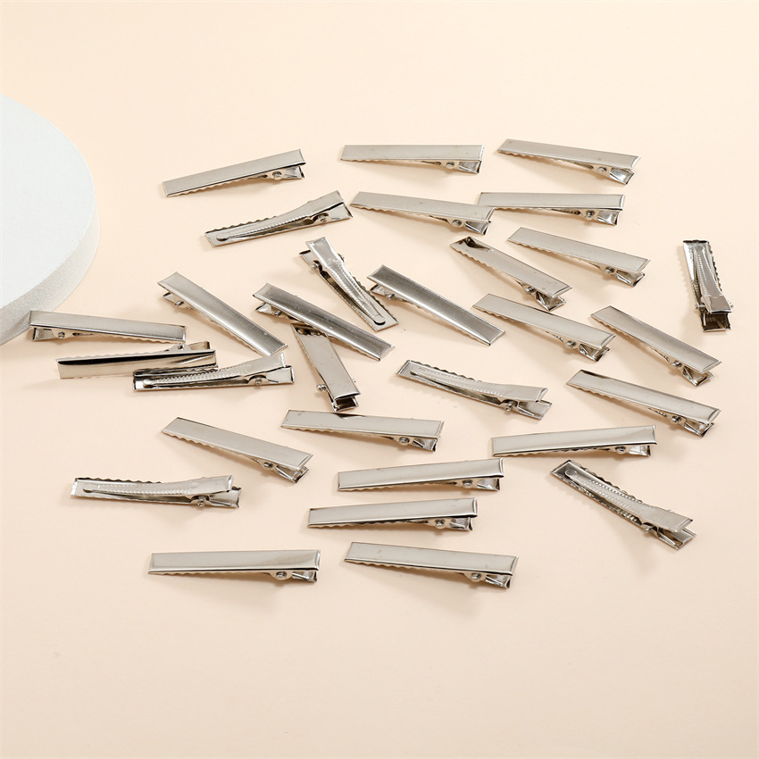 Factory Direct supply 3.5cm 4.5cm 5cm children's square clip women's duckbill clip DIY hairpin wholesale