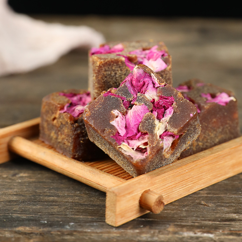 Yan Zhifang Authentic Black Sugar Candy Old brown sugar Small Package Ejiao brown sugar Big Auntie Ginger juice brown sugar Small bag Goddess Festival