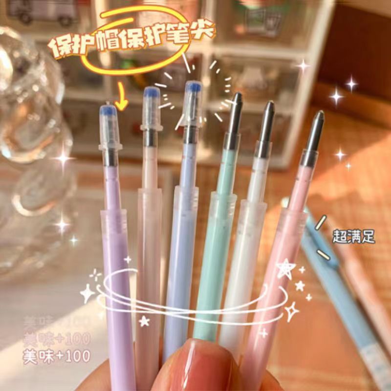 Press dispensing refills point glue refills 6 color hand account glue quick-drying replacement core hand account DIY tools wholesale