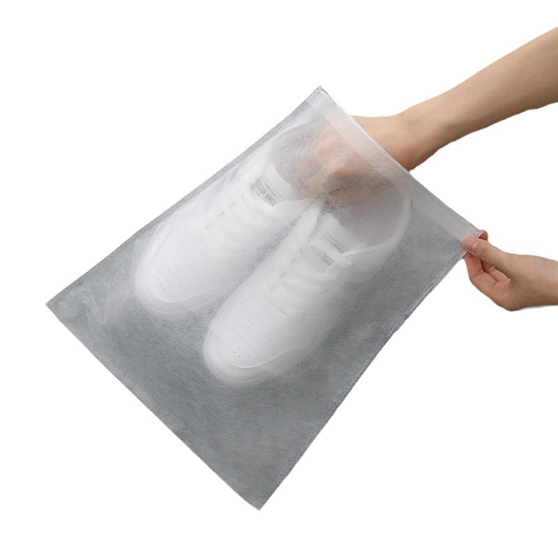 Non-woven Dustproof Shoe Cover Sun Shoes Yellow Protective Bag Sunscreen Moisture-proof Dustproof Protective Cover Storage Bag Bundle Drawstring Bag