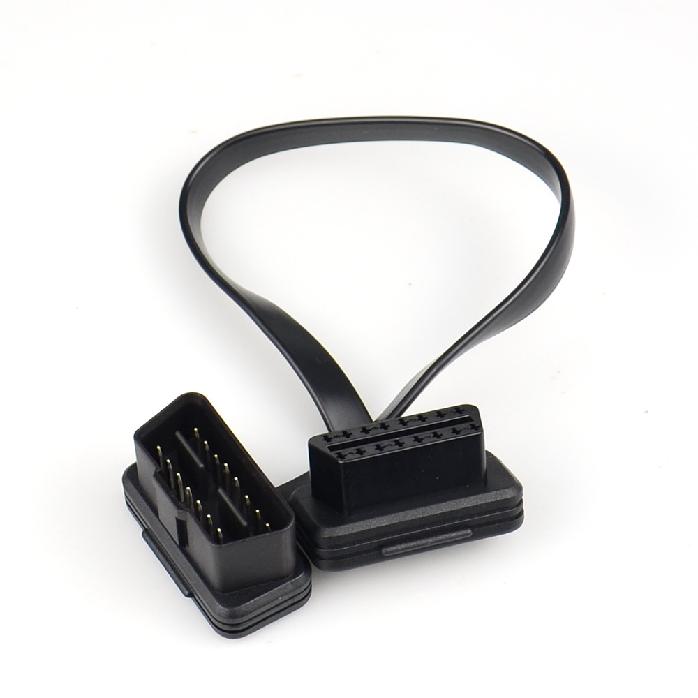 OBD2 Extension Cable flat line 16Pin Male To Female Car OBD Extension Cable