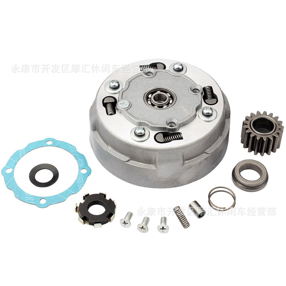 Curved beam Beach Motorcycle accessories 17 teeth C70 Dayang DY 100 110CC engine clutch plate assembly