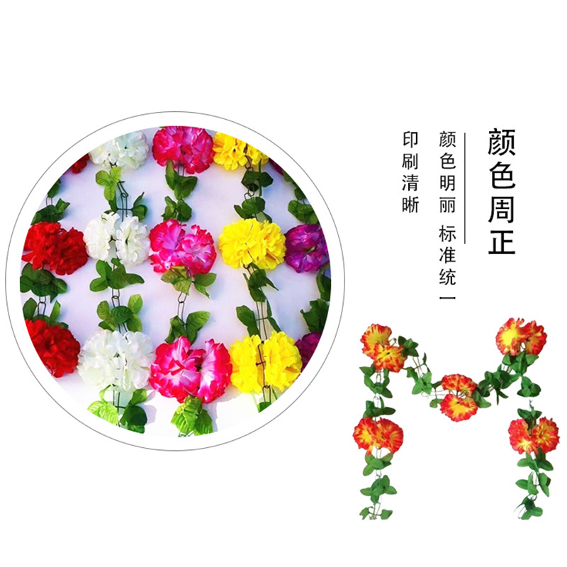 Qingming Festival Tombstone Latte Art Missing Chrysanthemum Garland Bunch of Flowers Hanging Flowers Fake Flower Pot Flowers Memorial Holding Flowers to Visit the Grave and Sweep the Tomb