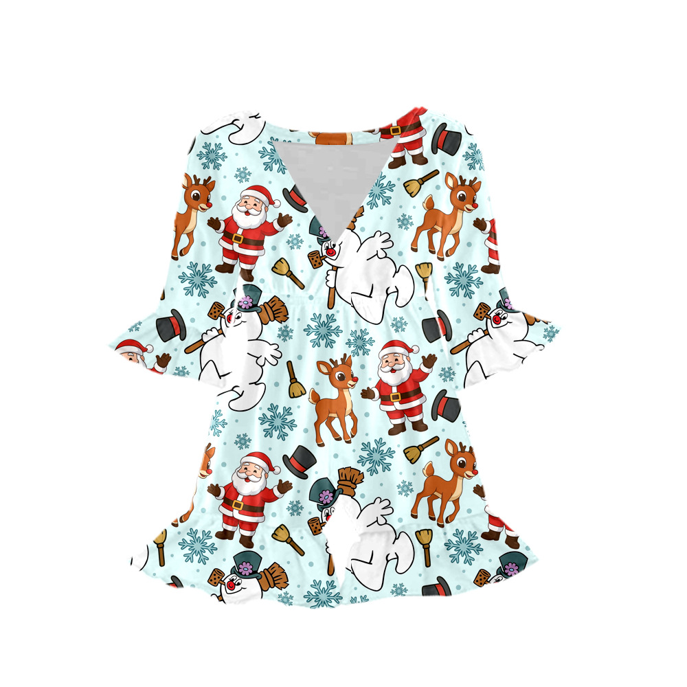 Бутиковая детская одежда, принтованное платье для девочек, креативный осенний наряд на заказ