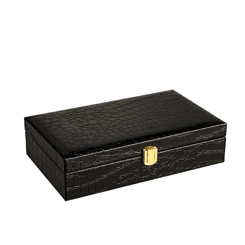 High-End Leather Clutch Bag Packaging Box, Long Wallet Crocodile Pattern Leather Box, Leather Wallet Packaging Box, Factory Direct Sales