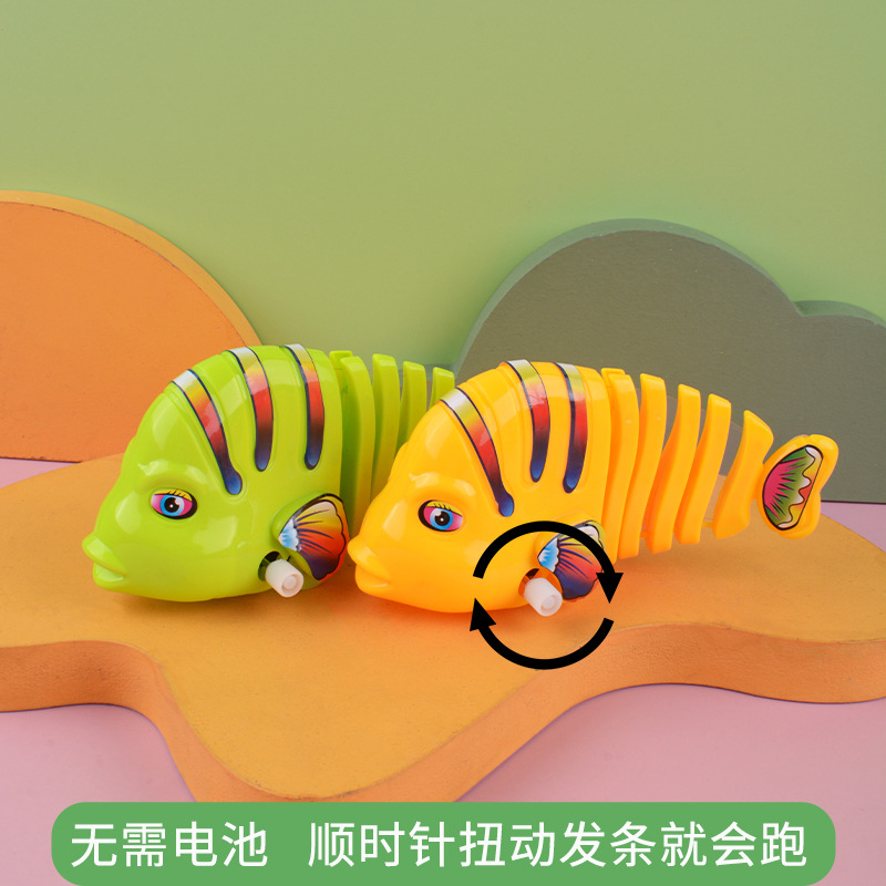 Little Red Riding Book with chain winding swing fish children's cartoon creative toys baby gifts 