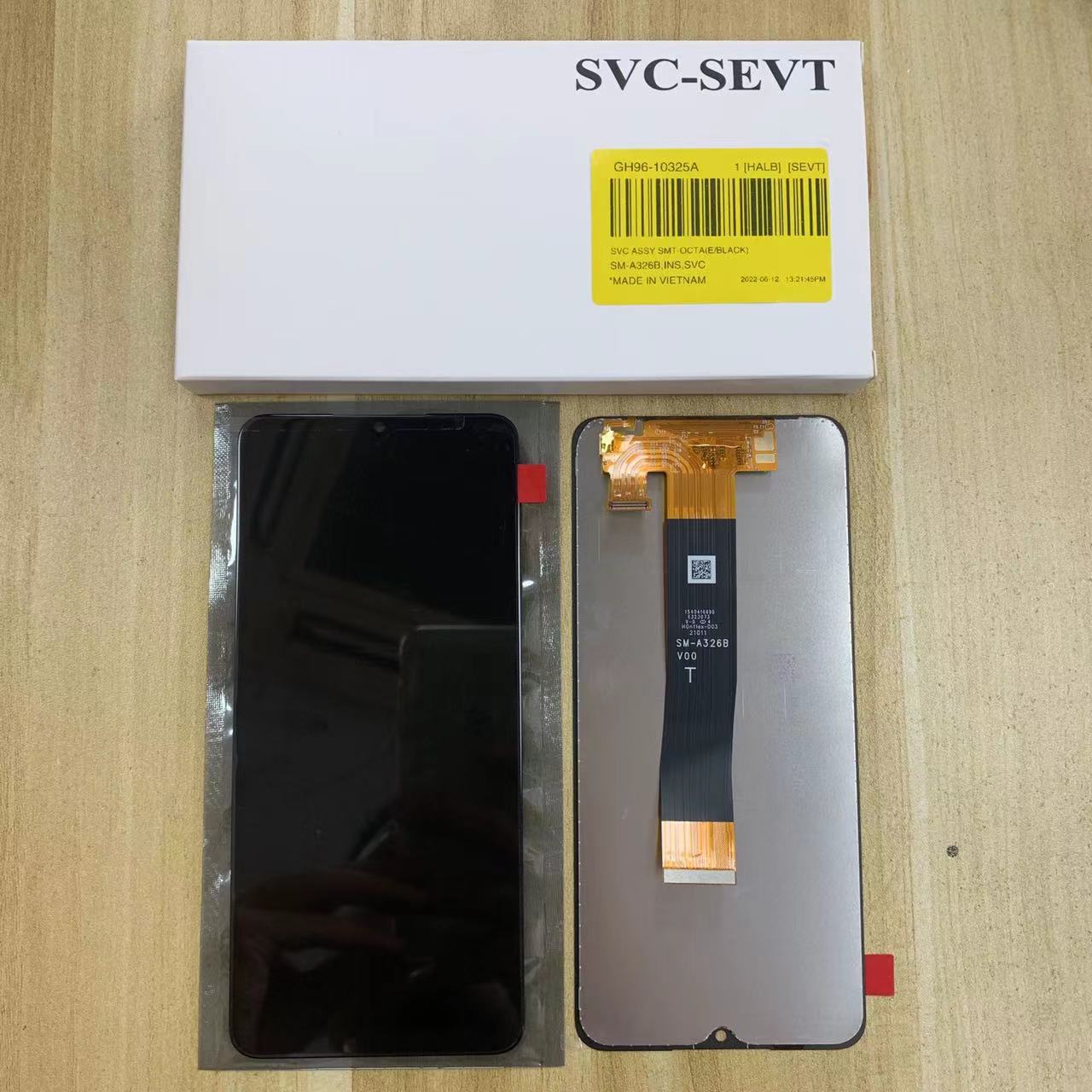 For Samsung A06 A12 A02S A13 A23 A01 A04E A21S A11 screen assembly inner and outer screens