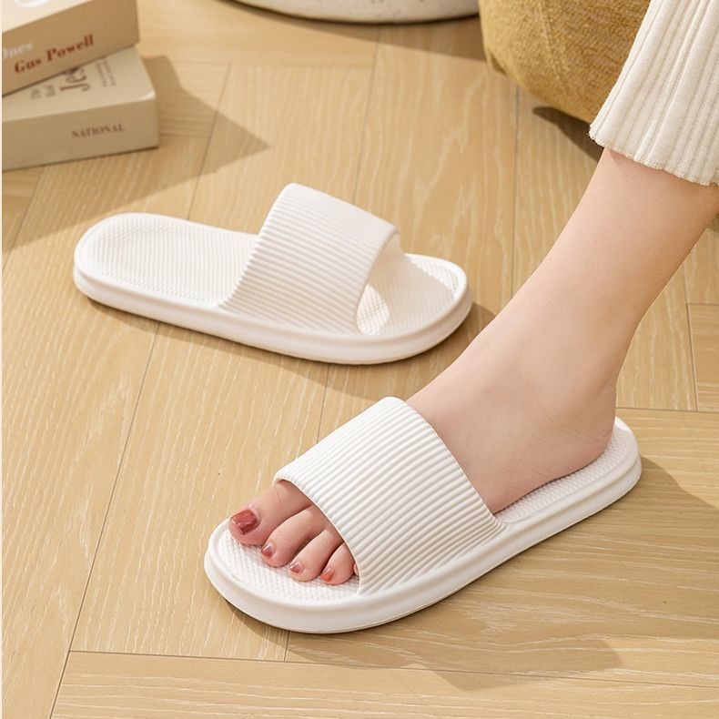 Slippers Home Non-slip Summer Couple Indoor Bathroom Slippers Not Stinky Stomping Feeling Household Thick Bottom Eva Sandals for Women