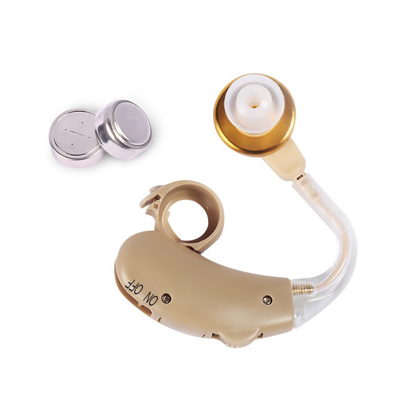 Hearing Aid Behind-The-Ear Noise Reduction Sound Amplifier USB Rechargeable Ear-Hanging English Cross-Border Foreign Trade Wholesale