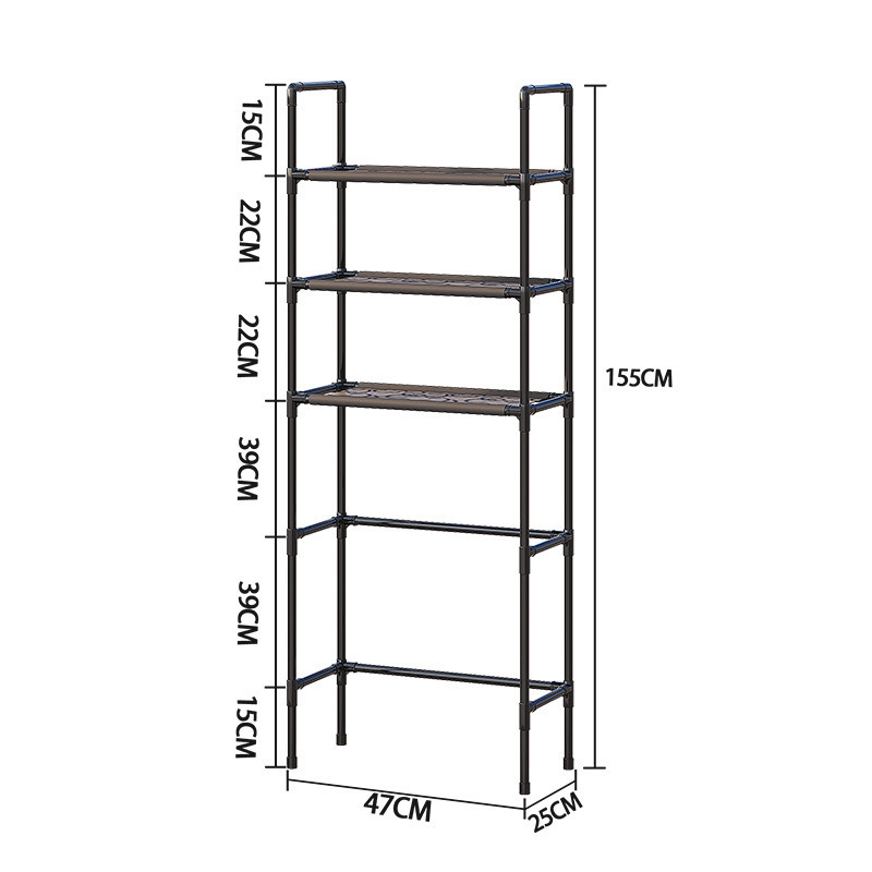 Punch-free Toilet Bathroom Washing Machine Toilet Storage Rack Floor-type Toilet Toilet Toilet Rack Storage Rack