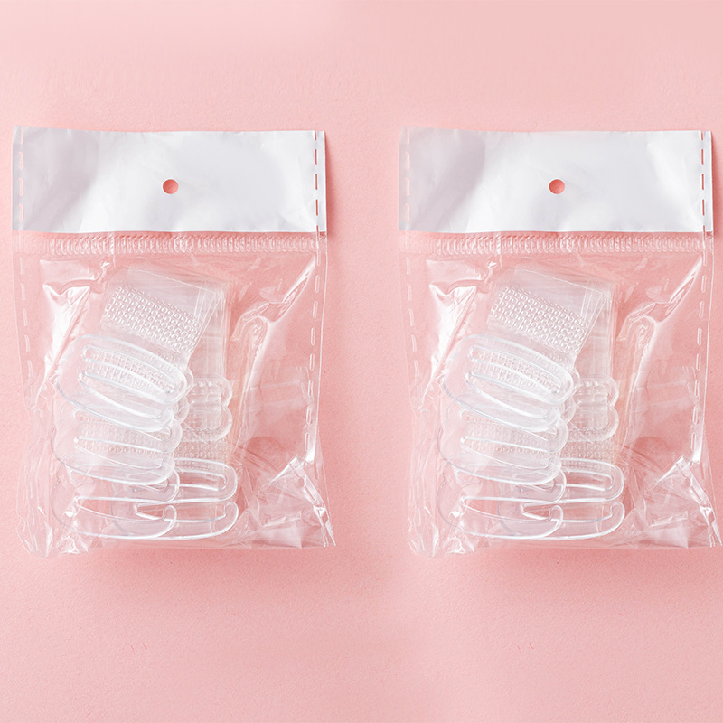 Spot Extended Intimates Transparent Shoulder Straps Tpu Elastic Frosted Bra Shoulder Straps Crystal Invisible Straps Factory Wholesale