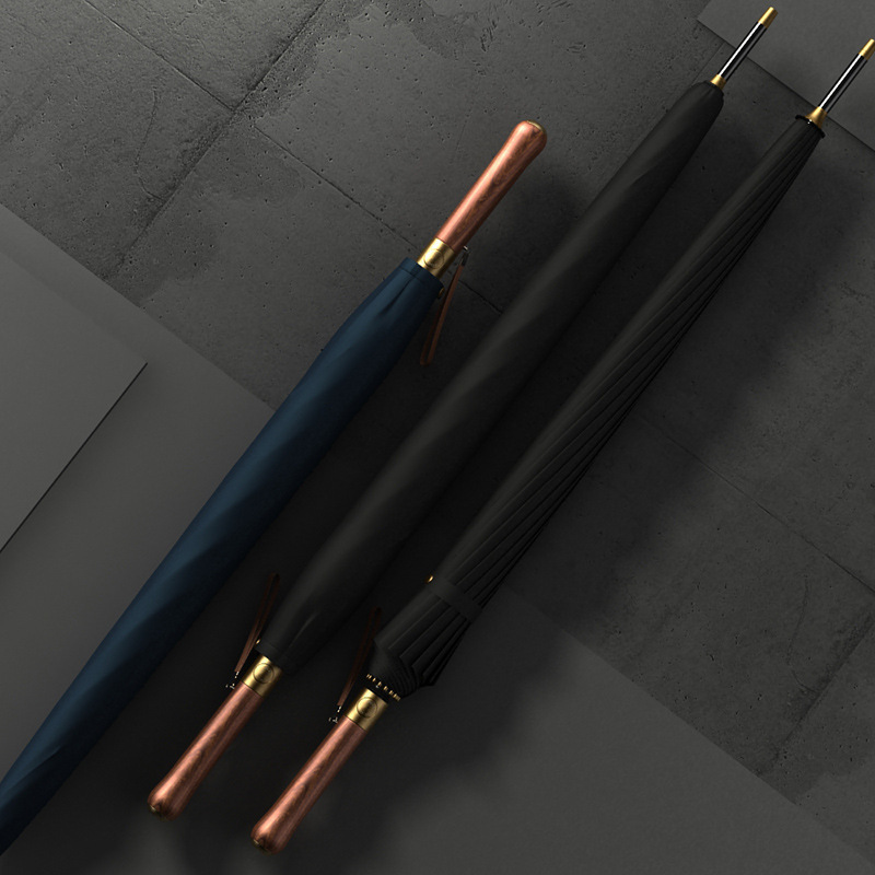 Umbrella Customized Straight Golf Umbrella Long Handle Umbrella Increase Men's Business Umbrella Gift Sunny Rain Advertising Umbrella Print LOGO