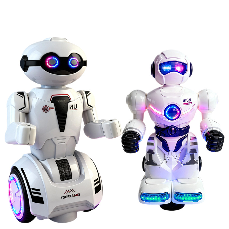 New Smart Dancing Robot Cross-Border Sound and Light Baby Early Education Interactive Enlightenment Educational Toy for Boys and Girls