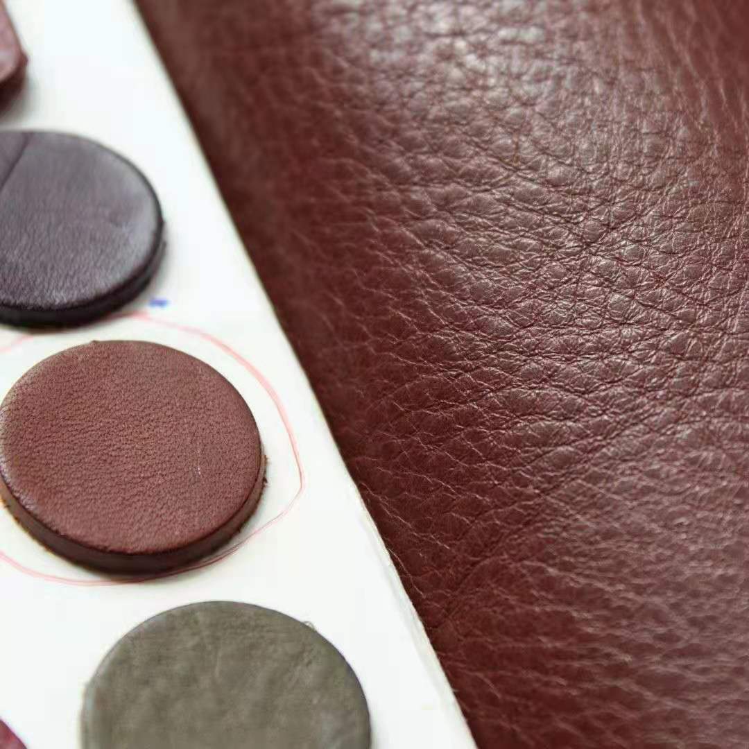 m-box transparent dyeing multi-fat color soft vegetable tanning 2.0-2.5mm manual DIY leather first layer cowhide