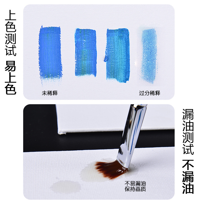 Factory Wholesale Free Shipping Oil Painting Board 3mm Canvas Board Linen Pure Cloth Art Student Practice Special Sketch Board