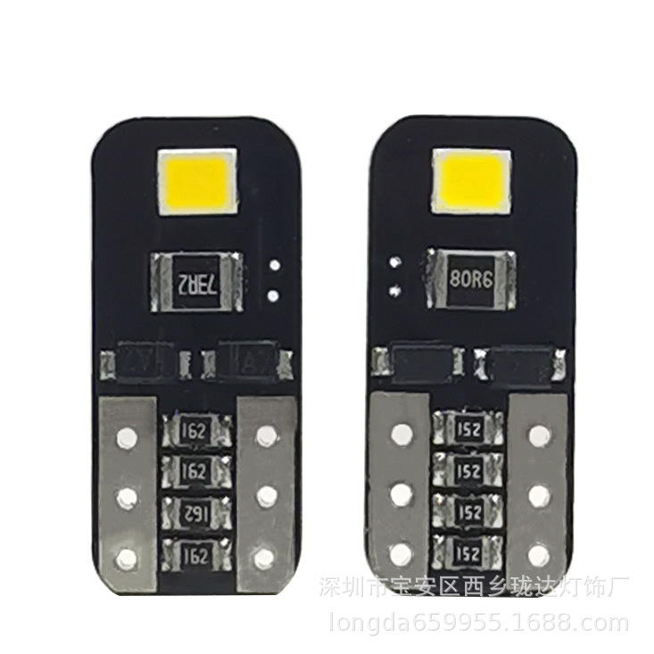 Cross-border LED car light T10 W5W width indicator light 2835-2 light decoding license plate light reading light Canbus