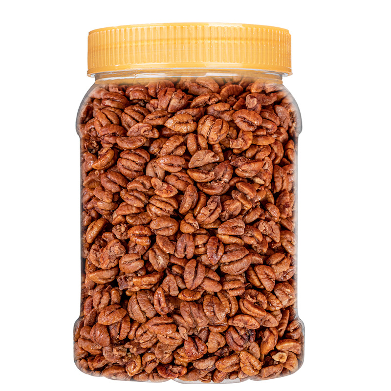 25 Years New Crop Lin'An Pecan Kernels 500g Canned Snacks Specialty Nuts Roasted Seeds and Nuts Wholesale