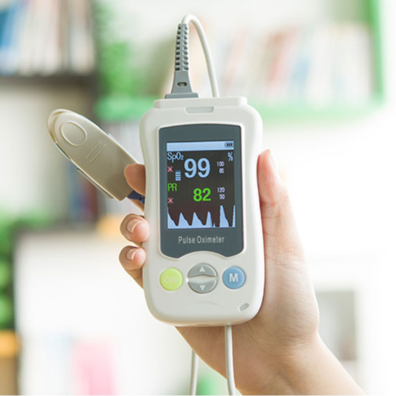Neonatal Oximeter Handheld Palm Pulse Oximeter Heart Rate Monitoring Detection Adult Children Oximeter