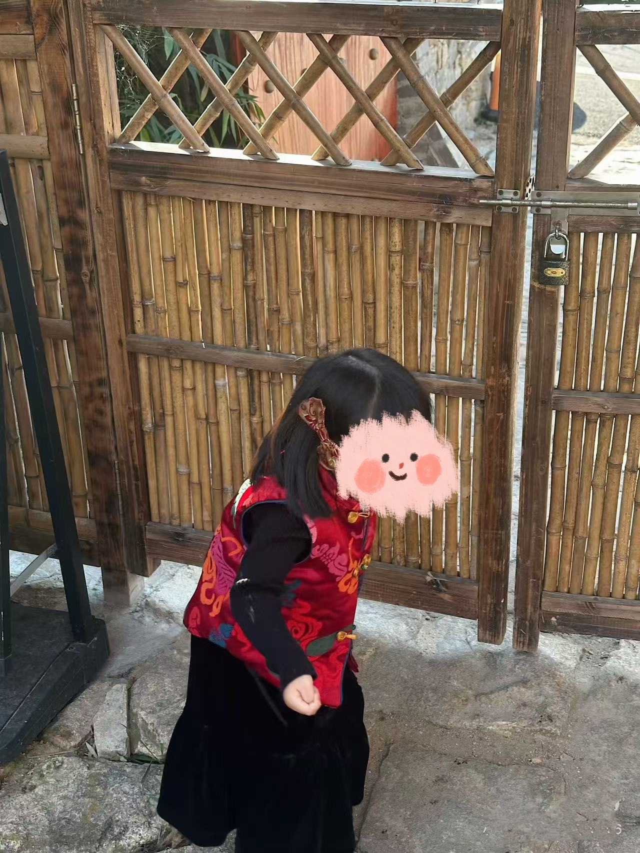 2025 New Style Boys and Girls Colorful Fu Lu Vest Autumn Clothing Chinese Style New Chinese Style Children's Red Hanfu New Year Style
