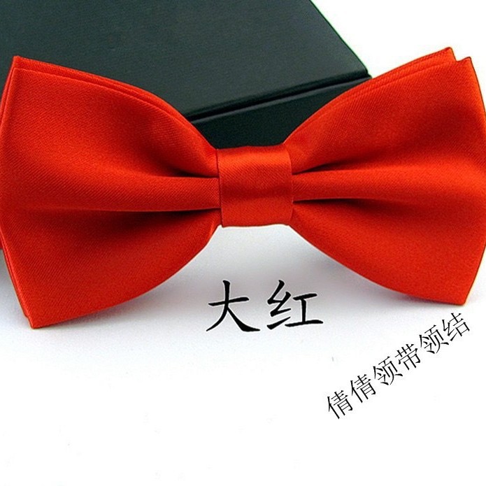 Korean Style Formal Bow Tie, Business Gentleman Bow Tie, Men's Solid Color Bow Tie, Wedding Bow Tie, Candy Color Dress
