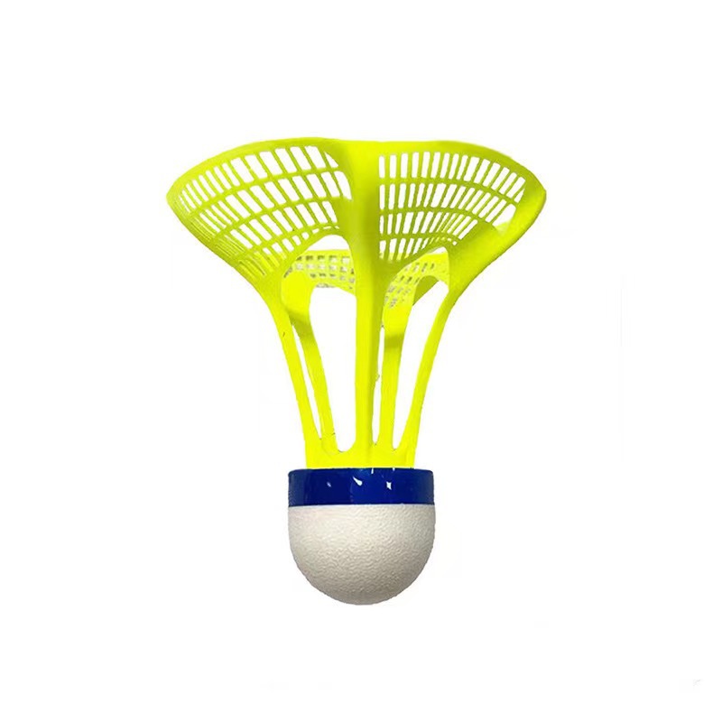 Leke Luminous Badminton Windproof Wind-resistant Badminton Nylon Ball Plastic LED Night Luminous Ball