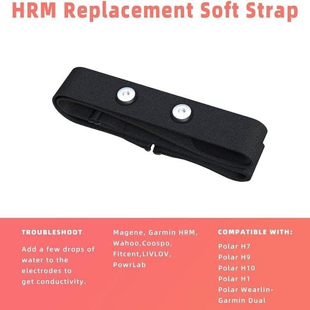 Amazon Hot Selling Heart Rate Chest Belt Replacement Belt Adjustable Riding Heart Rate Belt Loosen Compatible with Mykin Blackbird Jiaming