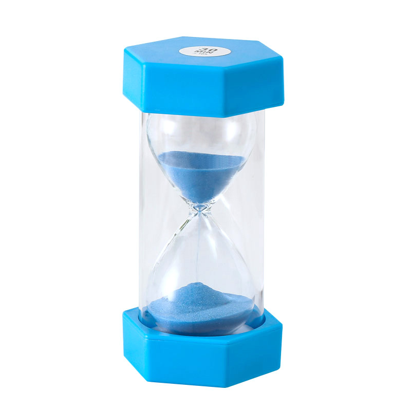 Factory Direct Sales Hexagonal Anti-Fall Hourglass 3/5/10/20/30/60 Minutes Plastic Timer Kidsren's Gift