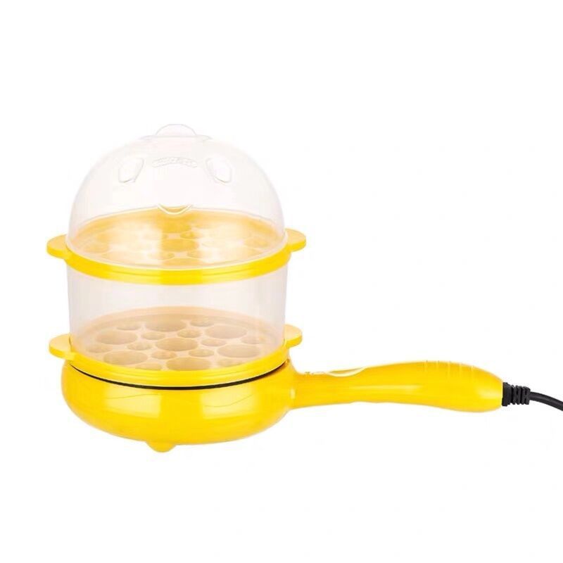Omelette Boiled Egg Steamer Electric Pancake Pan Mini Frying Pan Pancake Breakfast Machine Home Dormitory Multi-Function Mini Non-Stick