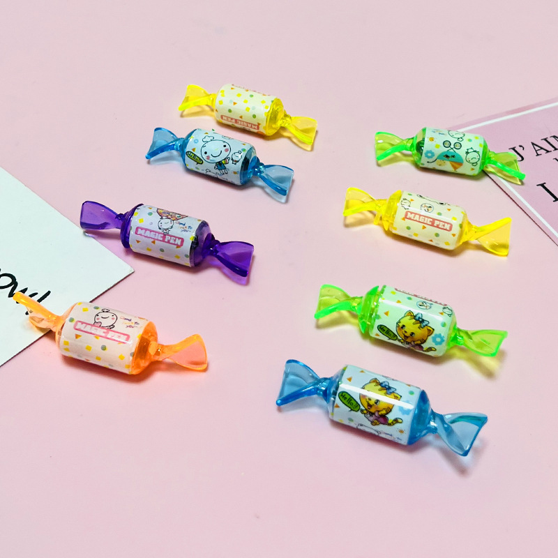 Candy shape crayon student cute cartoon pen portable mini toy shape hand account pen manufacturers wholesale