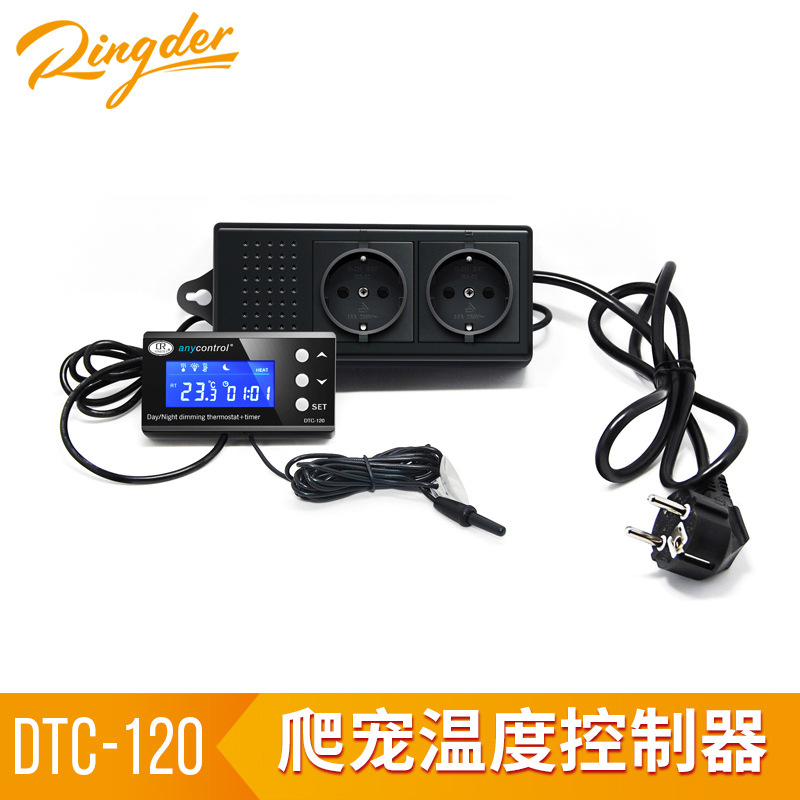 Термостат для разведения, контроллер температуры Pid, таймер для амфибий Dtc-120