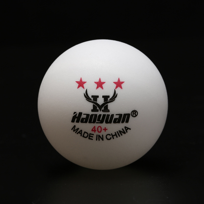 bag 100 Haoyuan table tennis ABS new material competition training high elasticity table tennis resistance