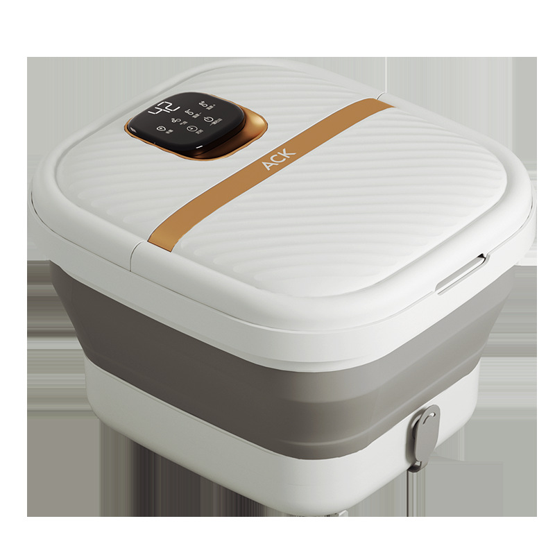110V American Standard Plug Foldableing Foot Bath Bucket Cross-Border Small Household Appliances Household Electric Heating Massage Foot Bath