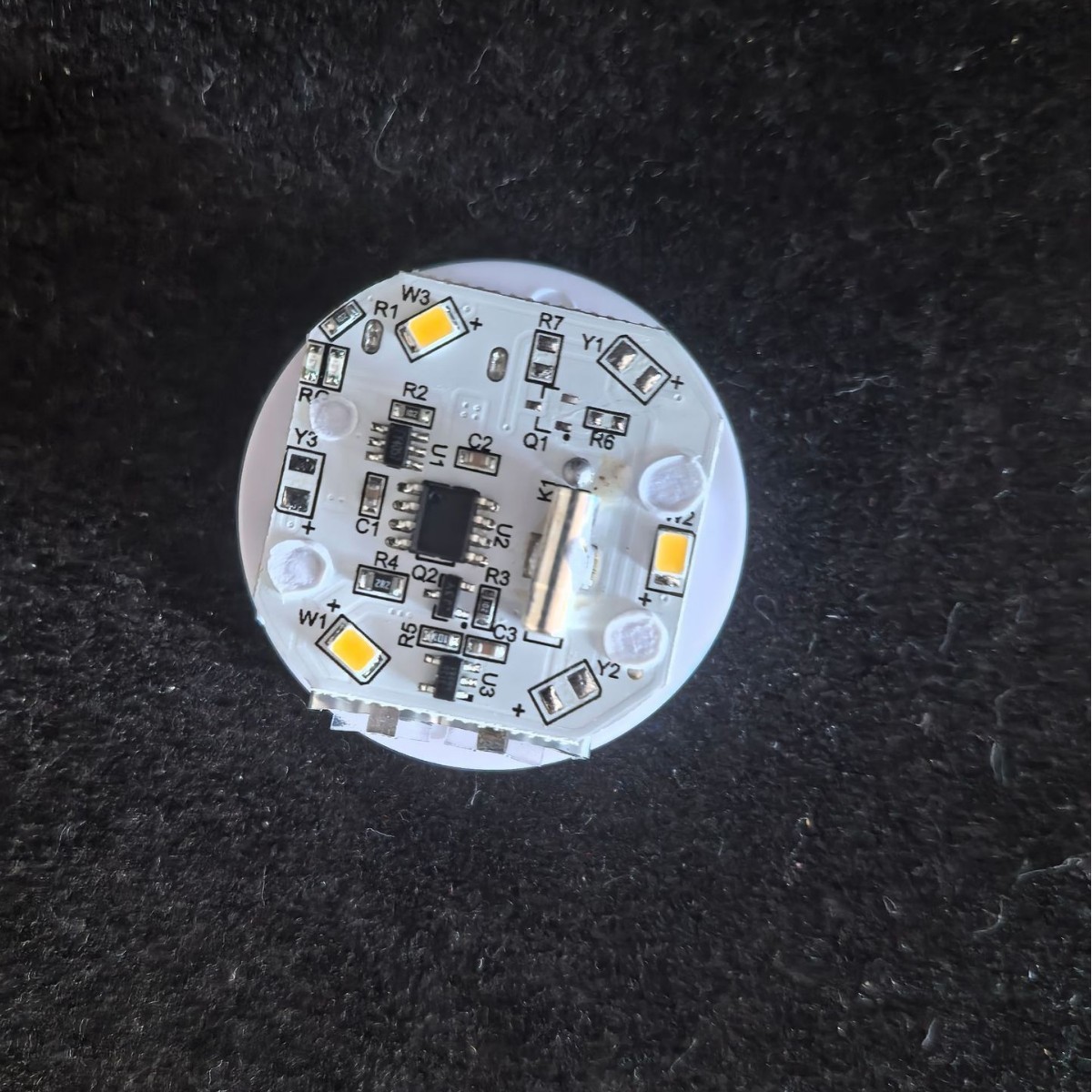 Mini Round Night Light Lamp Holder Accessories Rechargeable Night Light Base Ambient Light 38mm Lamp Holder Accessories