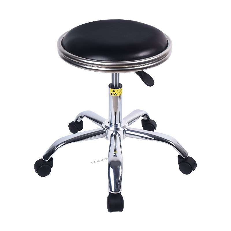 PU leather anti-static stool assembly line workshop rotating lifting stool laboratory work chair anti-static chair